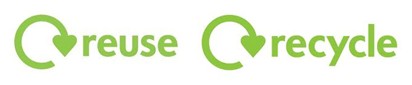reuse and recycle logo